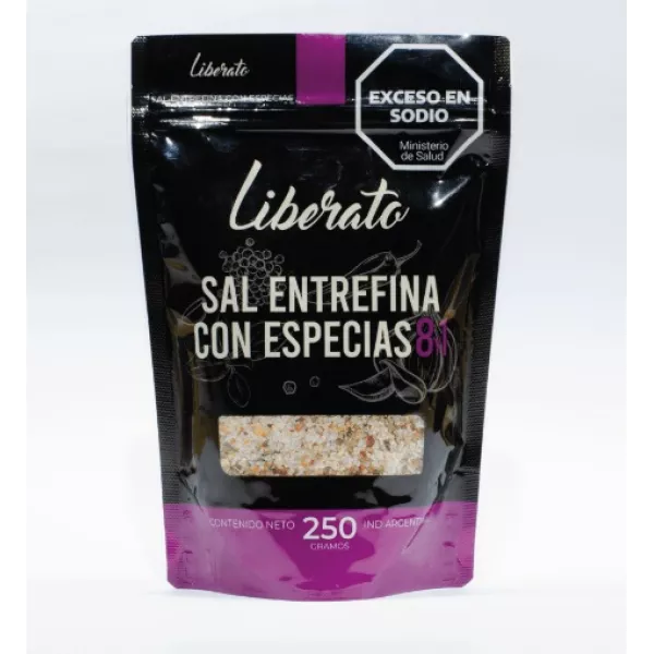 Sal Entrefina Con Especias 250 grs LIBERATO
