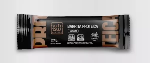 Barritas proteicas de Cacao Nutriraw