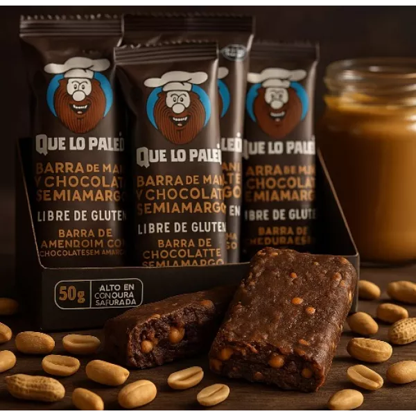 Barra Proteica De Avellanas Y Chocolate Negro Que Lo Paleo