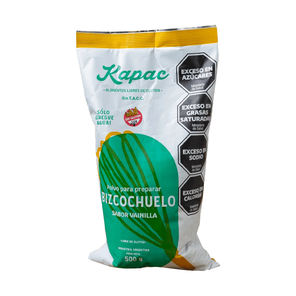 Pre Mezcla para Bizcochuelo sabor Vainilla KAPAC