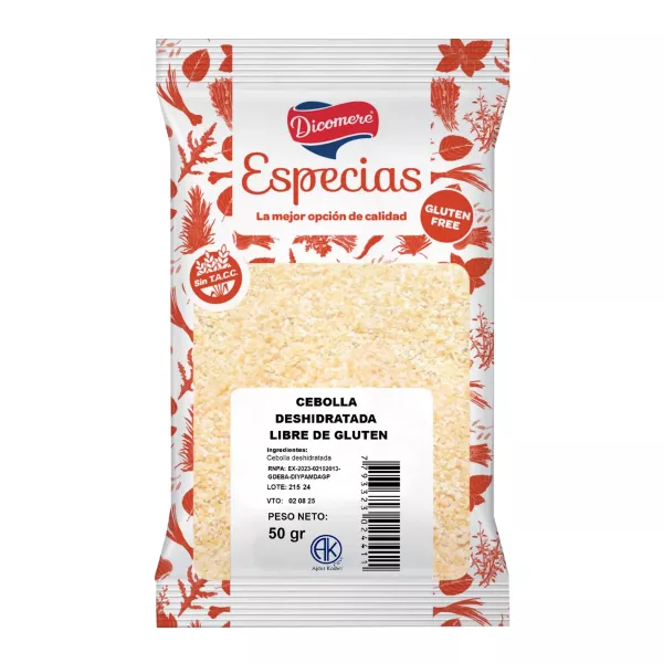 Cebolla Deshidratada Sin Tacc X 50 Grs Dicomere
