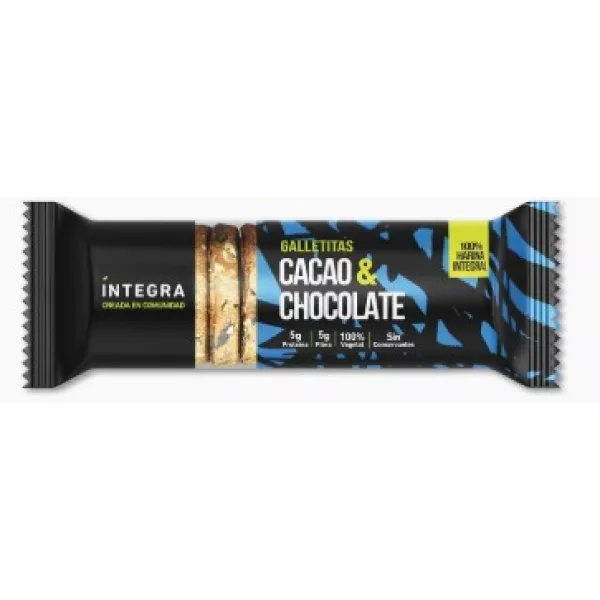 Galletitas De Cacao y Chocolate x200 grs Integra