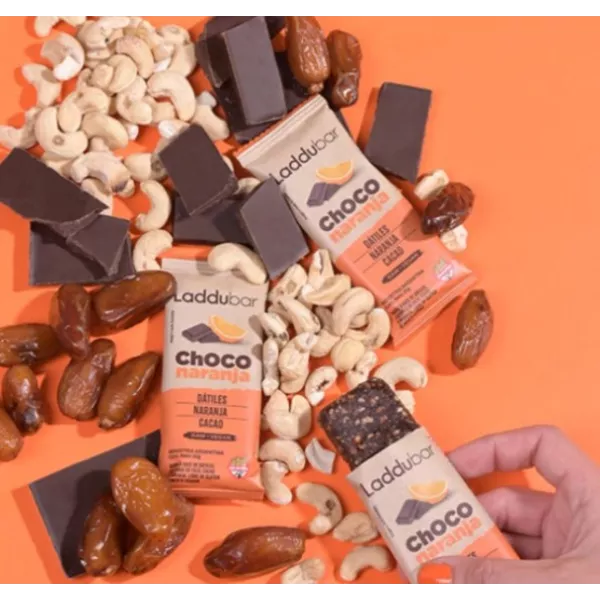 Barrita De Naranja Y Cacao Sin Tacc Y Vegana Laddubar