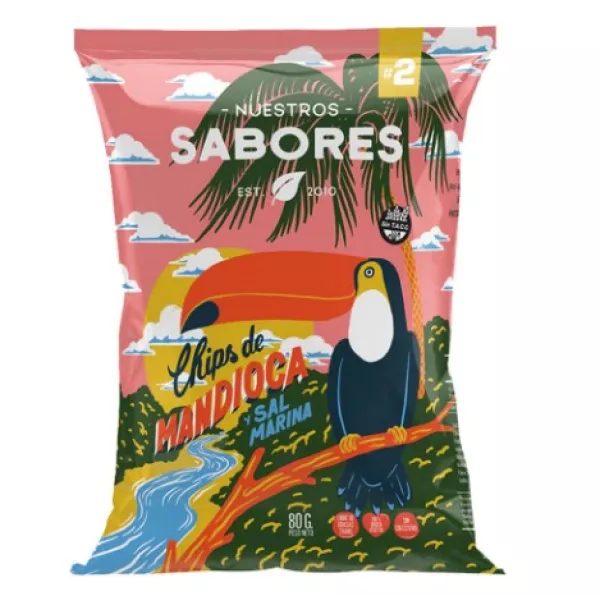 Chips De Mandioca Con Sal Marina Nuestros Sabores