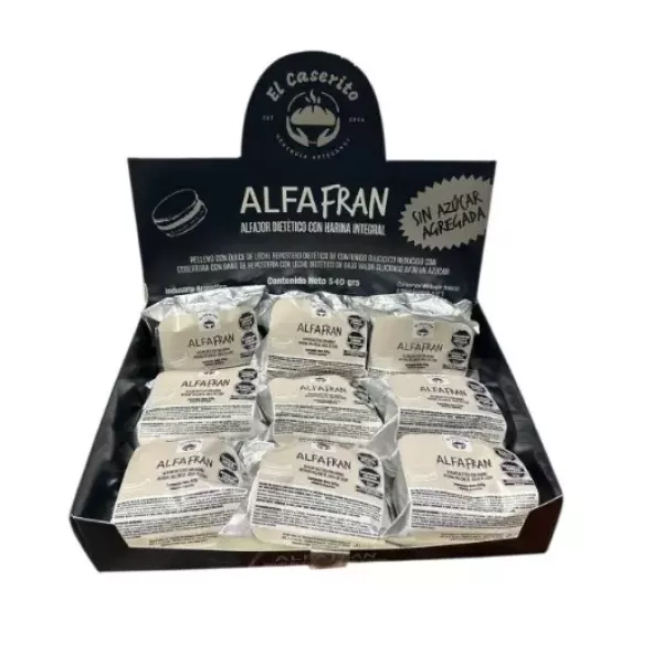 Alfajor AlfaFran Integral EL CASERITO