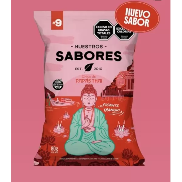 Chips De Papa Thai x80grs Nuestros Sabores
