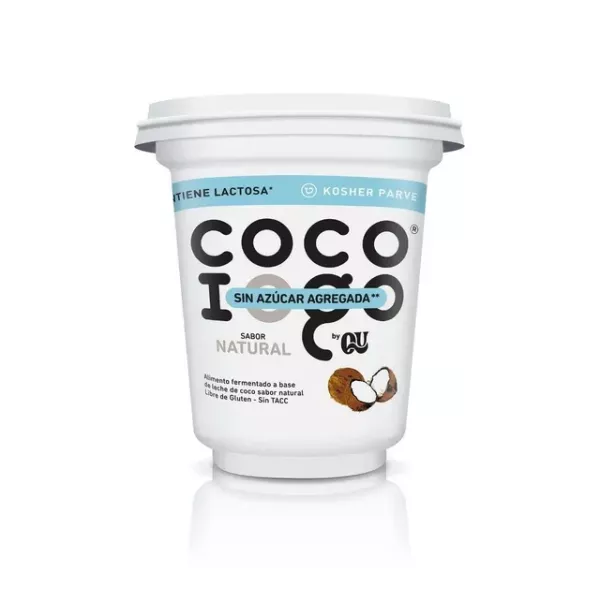 Yogur Vegano Natural Sin Azucar X 320 Ml Coco Iogo