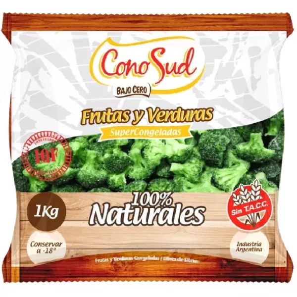 Brocoli Congelado X 1 Kilo Iqf Conosud