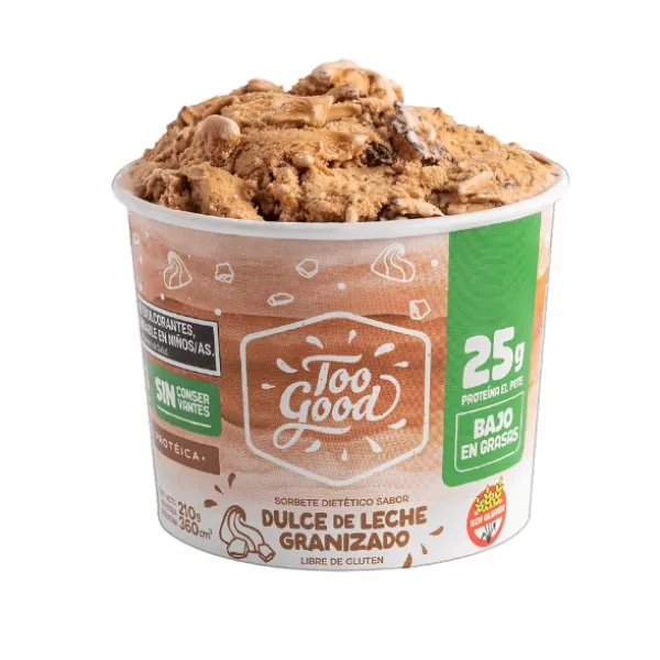 Helado De Dulce De Leche Granizado Proteico Too Good