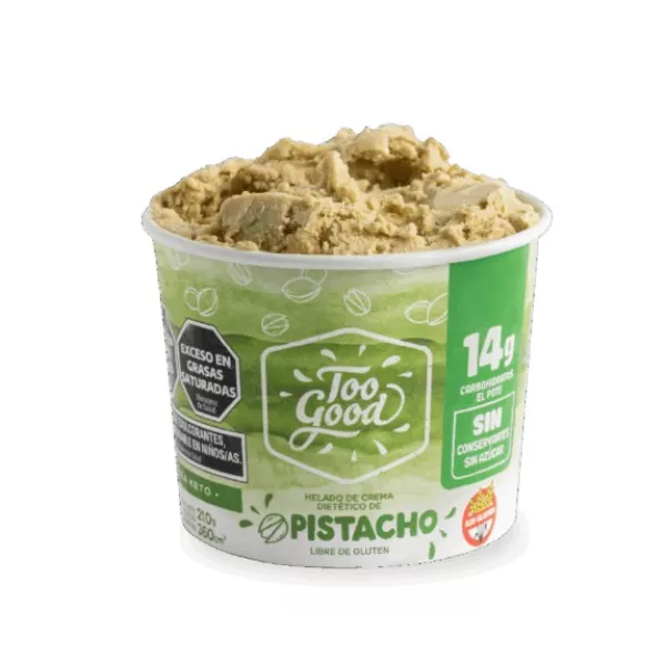 Helado De Pistacho Keto Too Good