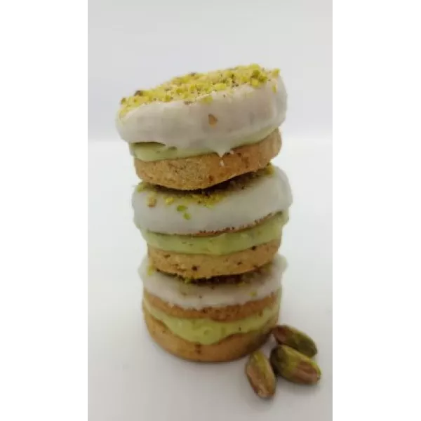Alfajores rellenos de pistacho x2 Keto Funes