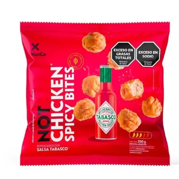 Not Chicken Spicy Bites x250grs Not Co