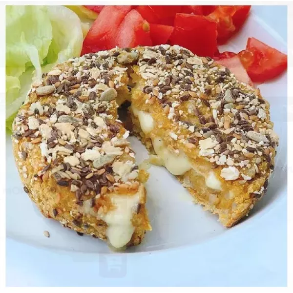Medallones Poroto Mung  Y Cebolla Morada Con Queso Ahumado X4 Uff
