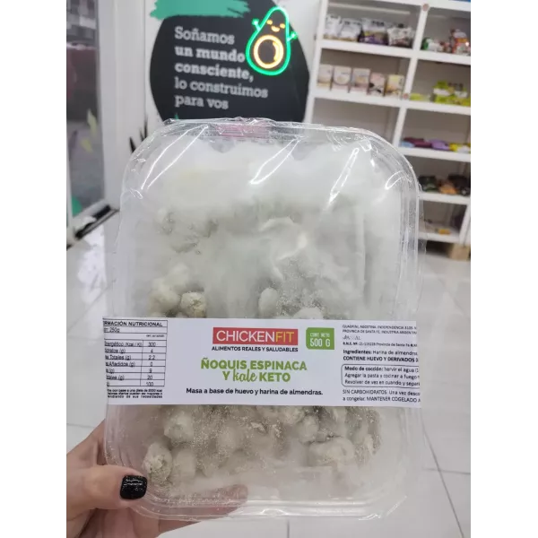 Ñoquis De Espinaca Y Kale Keto Chicken Fit