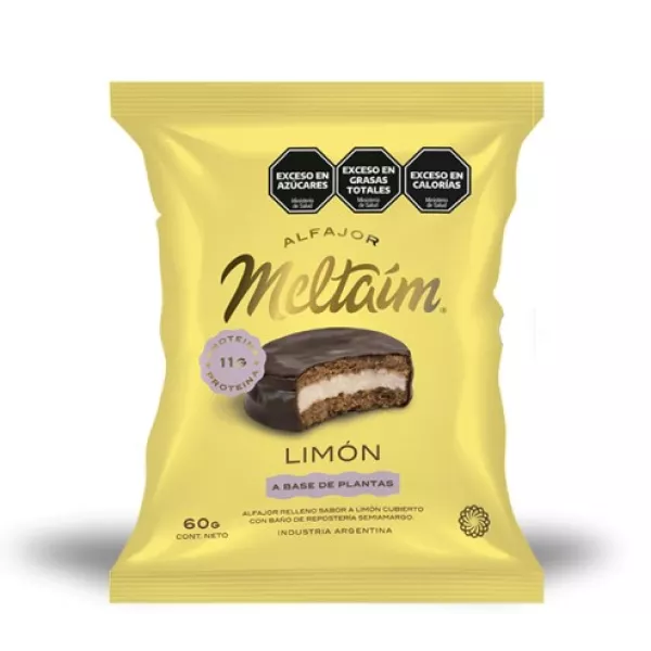 Alfajor Vegano Proteico De Limon Meltaim