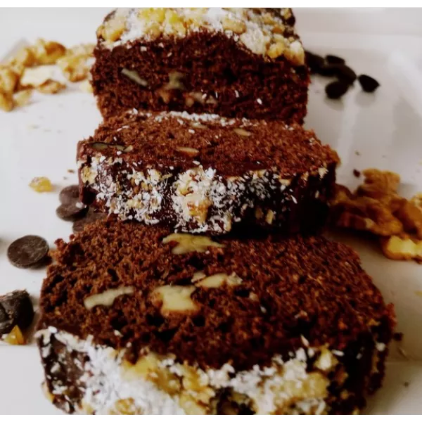 Budin De Chocolate Con Nuez Keto Funes