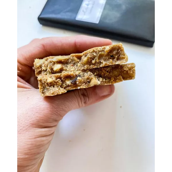 Turron Navideño (tipo mantecol) Marmolado Con Castañas De Caju Libre