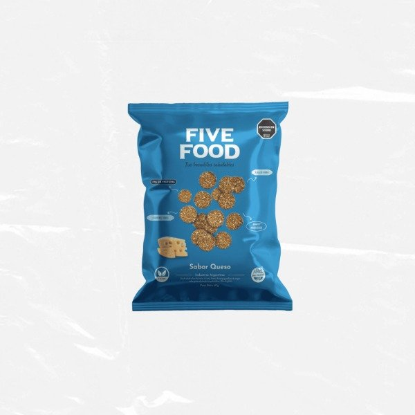 Snacks sabor queso FIVE FOOD x 40 g