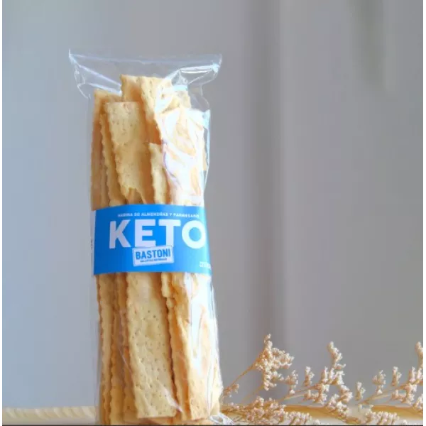 Galletitas Keto Con Parmesano Y Almendras Bastoni