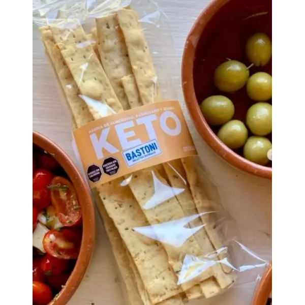 Galletitas Keto Con Parmesano Y Sesamo Bastoni