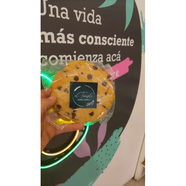 Cookie Gigante Vegana Con Chips EL TEMPLE