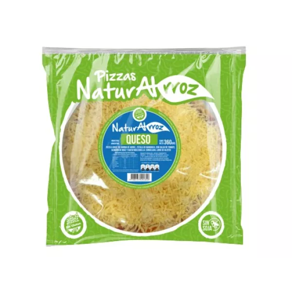 Pizza De Queso Individual Sin Tacc Naturalrroz