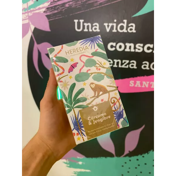 Té En Saquitos Curcuma Y Jengibre Heredia