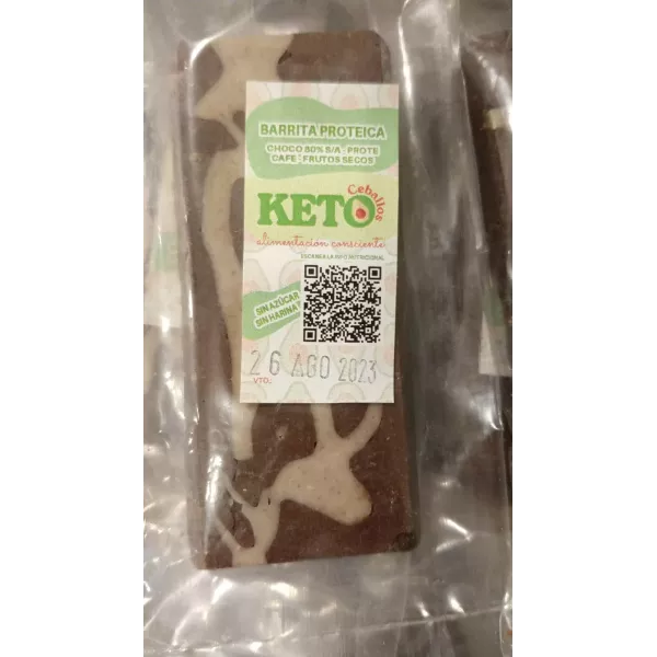 Keto Barrita Proteica Frutilla Keto Ceballos