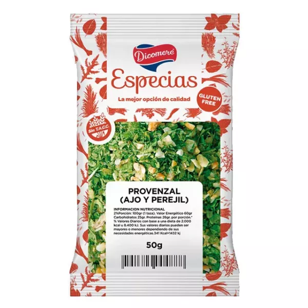 Provenzal Sin Tacc X 50 Grs Dicomere