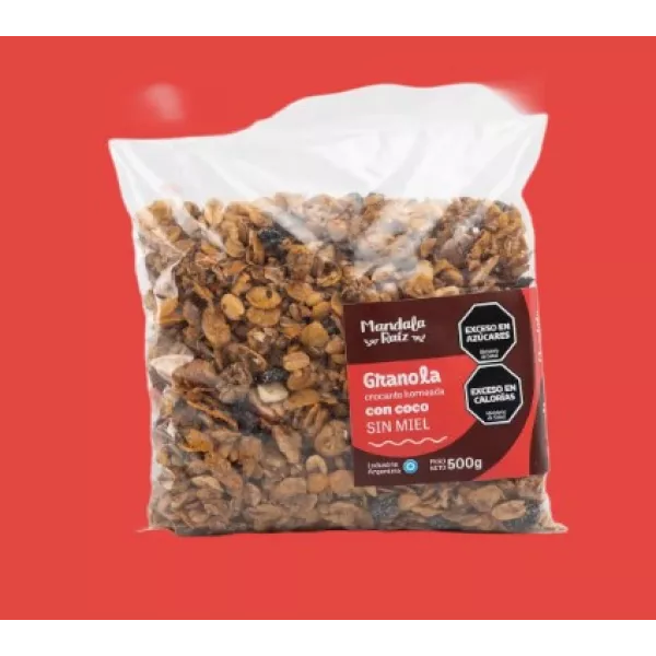 Granola Vegana Sin Miel Con Coco X 1 Kg Mandala Raiz
