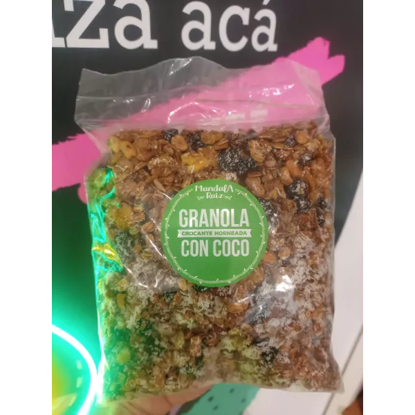 Granola Con Coco X 500 Mandala Raiz