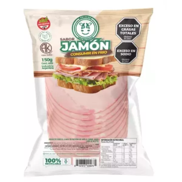 Jamon vegano en fetas FELICES LAS VACAS