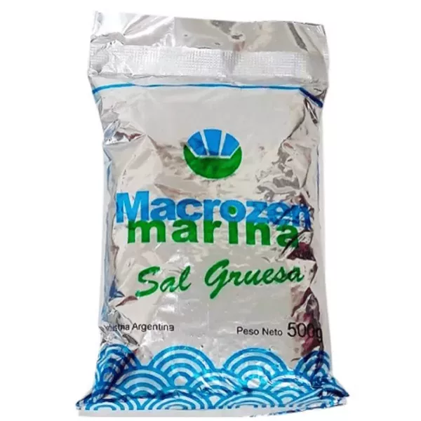 Sal Marina Gruesa 500 Grs Macrozen Argendiet