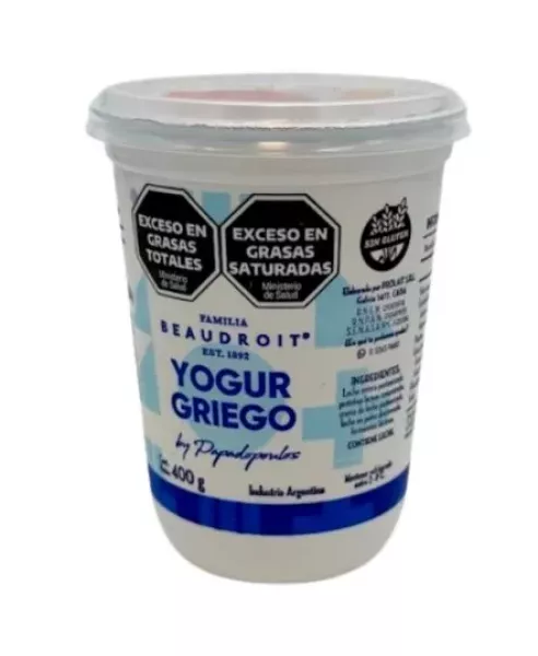 Yogur Griego X 400 Ml  Beaudroit
