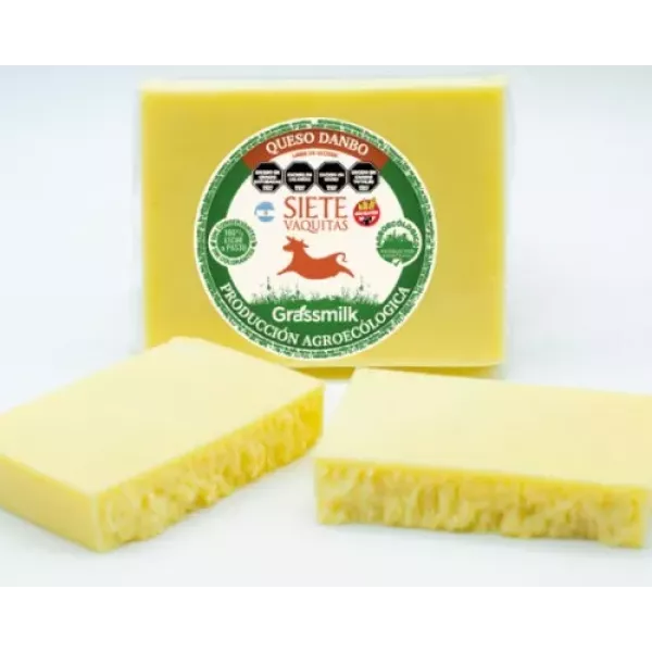 Queso Dambo  Agroecologico De Vaca De Pastura Sin Tacc Siete Vaquitas