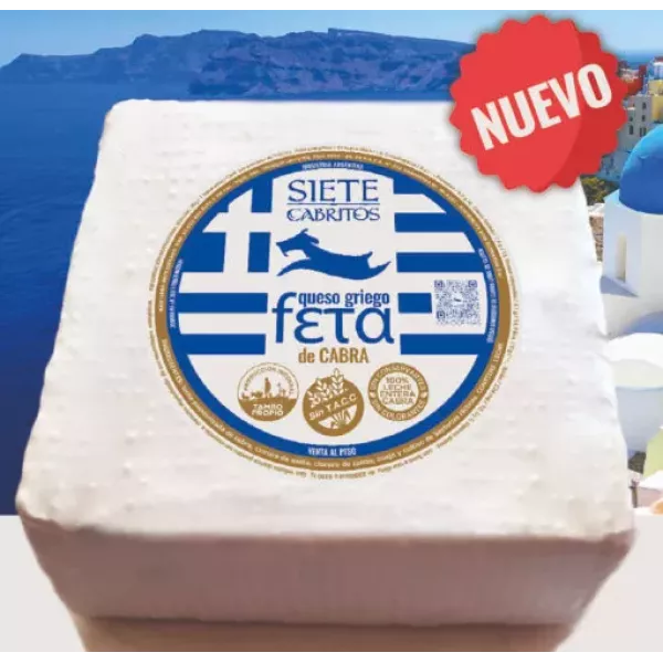 Queso Feta Griego De Cabra Sin Tacc Siete Cabritos
