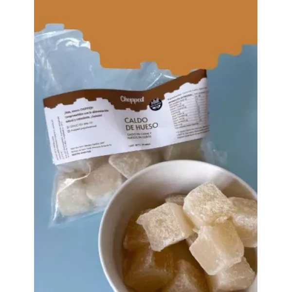 Caldito De Huesos Congelado En Cubos Sin Tacc X 12 Chopped