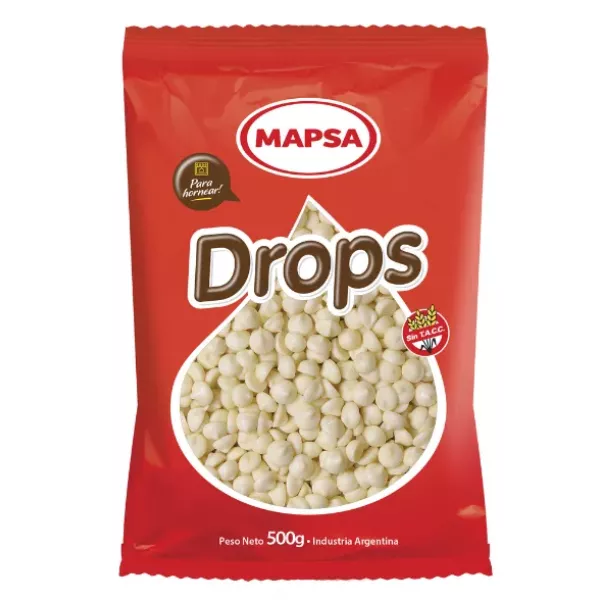 Chips De Chocolate Blanco Mapsa Drops X 500gr