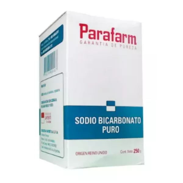 Bicarbonato De Sodio Puro 250 Grs Parafarm