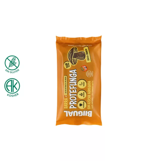 Barra Protefunga Choco Cruncky Reishi Bigual
