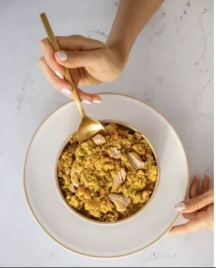 Arroz Integral, Curcuma Y Pollo Chicken Fit