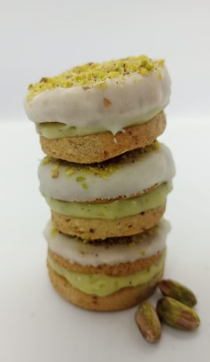 Alfajores rellenos de pistacho x2 Keto Funes