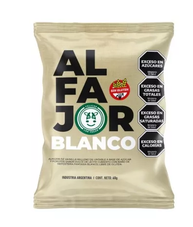 Alfajor De Chocolate Blanco Felices Las Vacas