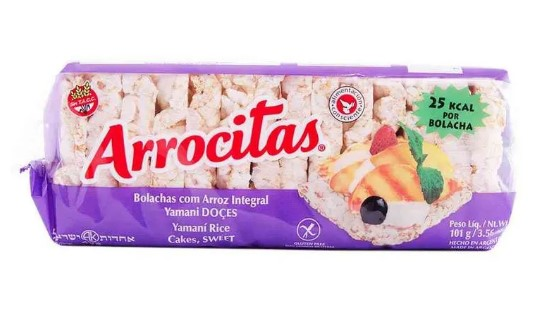 Galletas De Arroz Integral Dulces Sin Tacc Arrocitas