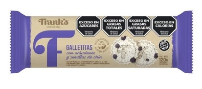 Galletias De Chia y Arandanos Franks Sin Tacc