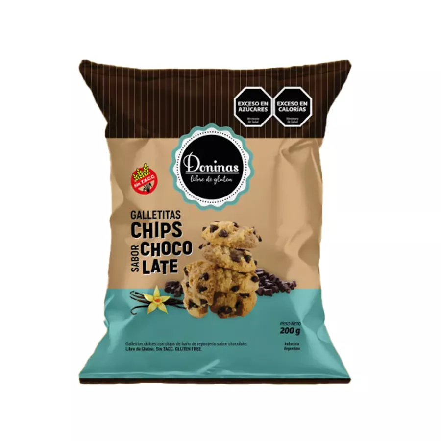Galletitas Con Chips De Chocolate Y Sin Tacc Doninas