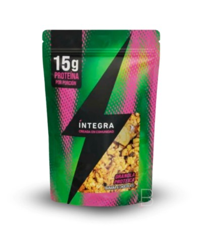 Granola Proteica De Banana Y Chocolate x250grs Integra