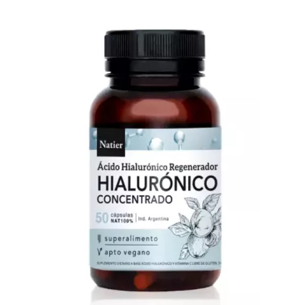 Capsulas de Acido Hialuronico x 50 NATIER