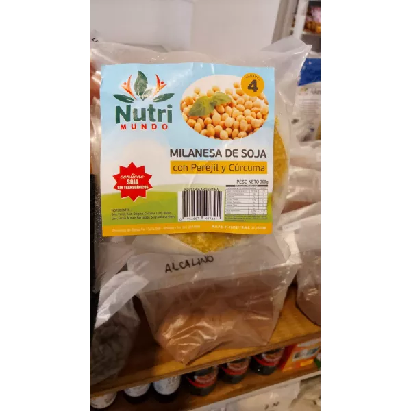 Milanesa de Soja con Perejil y Curcuma 4 unidades NUTRIMUNDO