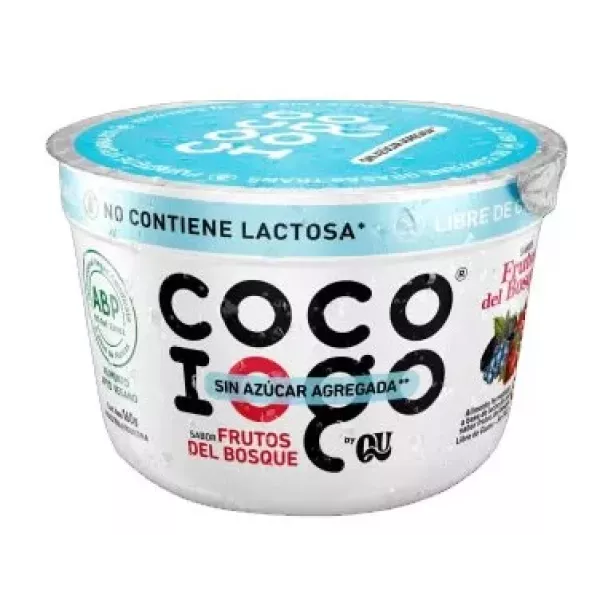 Yogur Vegano De Frutos Del Bosque Sin Azucar Coco Iogo